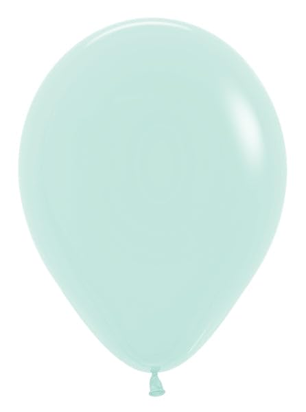 Sempertex Pastel Matte Green Round Latex Balloon 11'' | 25 balloons