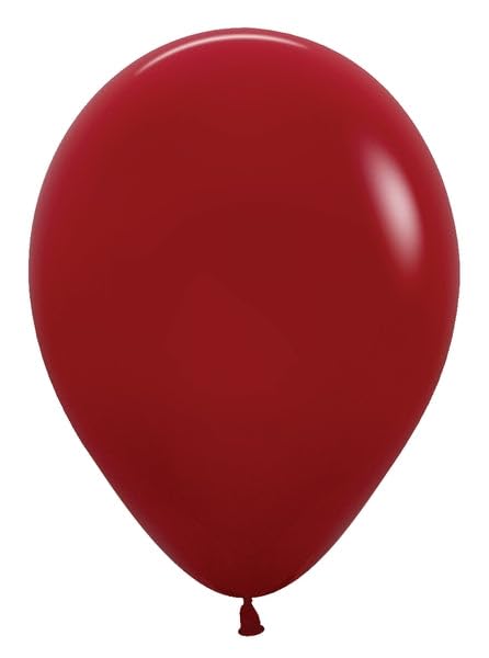 Sempertex Deluxe Imperial Red Balloons – 11 Inch, 25Pcs – Elegant Latex Balloons for Birthday Decorations, Wedding, Graduation, Baby Shower, Anniversary, Bridal Shower, Party Celebrations