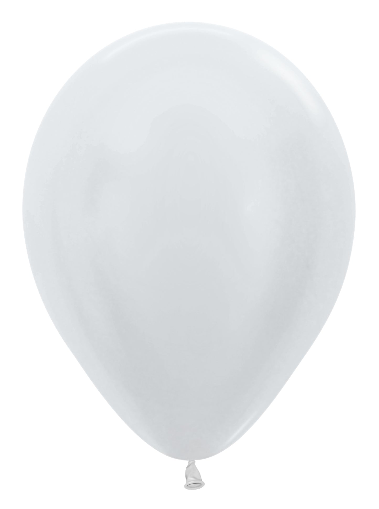 Sempertex Pearl White Round 11" Latex Balloon