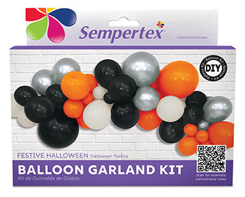 Festive Halloween Balloon Garland Kit