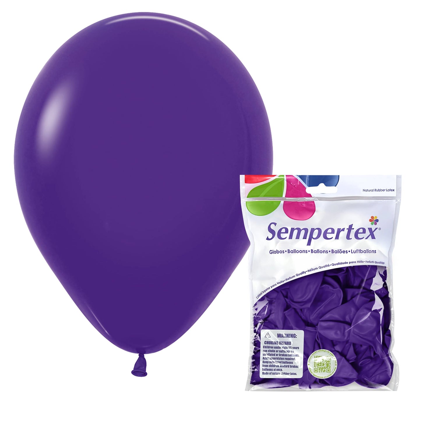 Sempertex Fashion Violet Balloons - 11 Inch, 25 Pcs - Elegant Latex Balloons for Birthday Decorations, Wedding, Graduation, Baby Shower, Anniversary, Bridal Shower, Party Celebrations