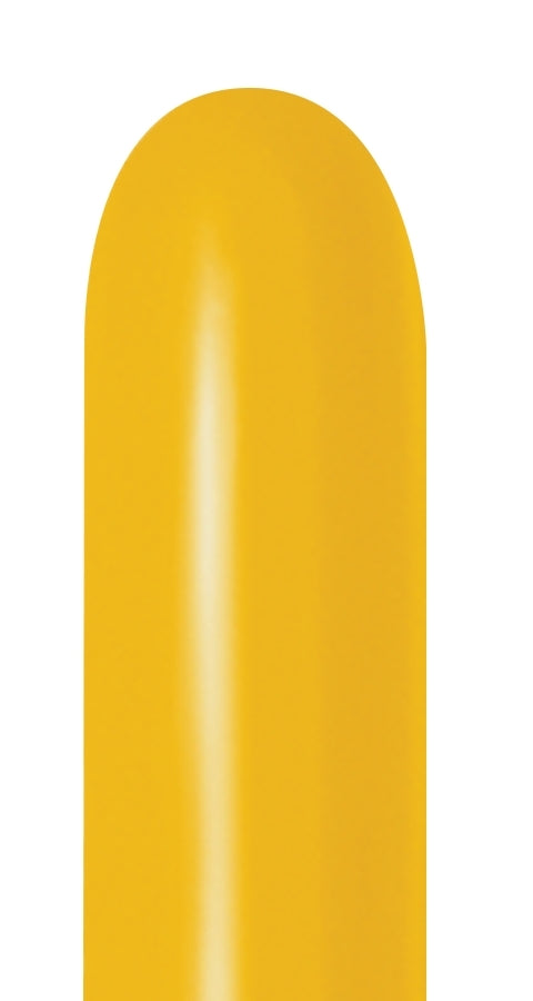 Sempertex Deluxe Honey Yellow 260S Entertainer Latex Balloon
