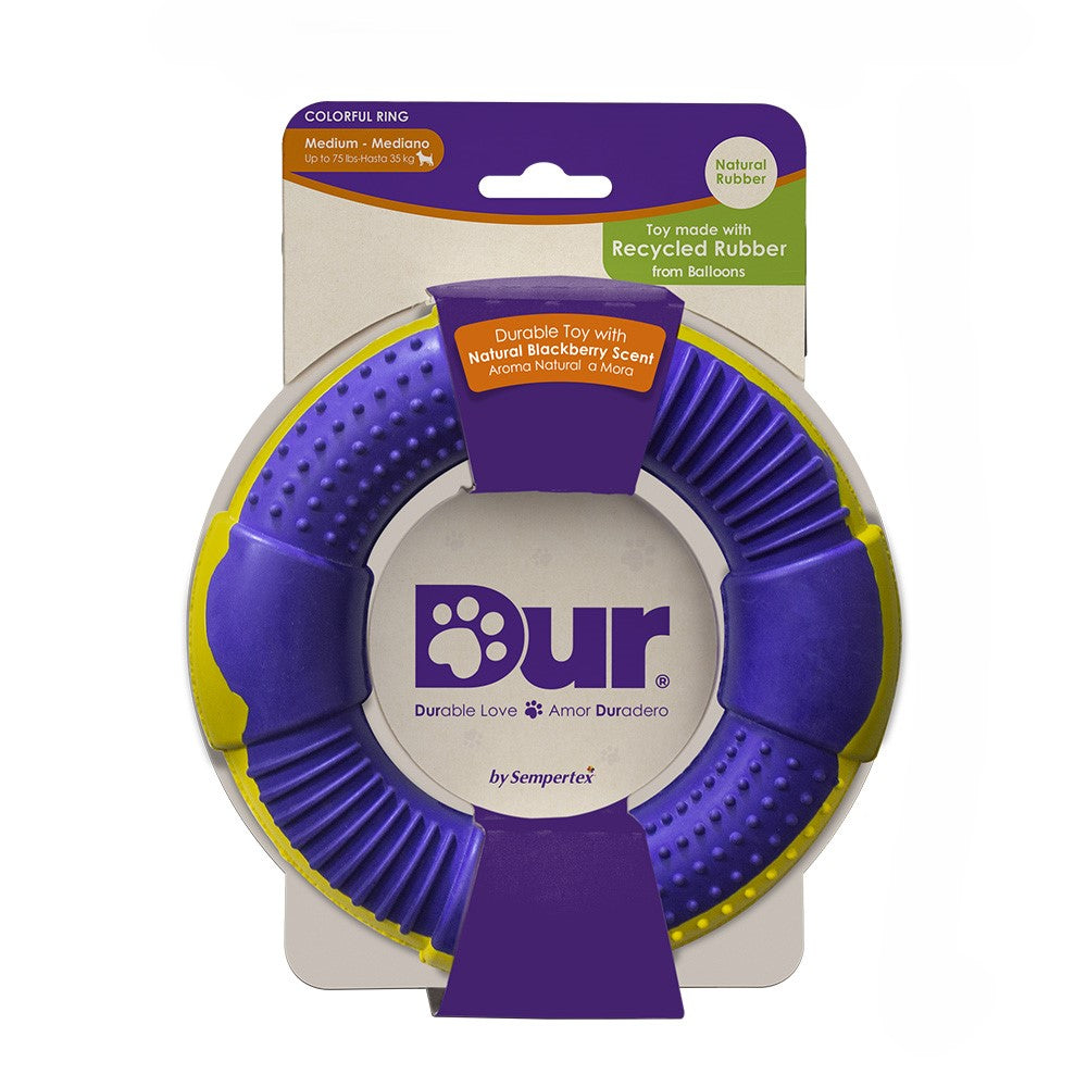 Medium Recycled Balloon Ring Dog Toy