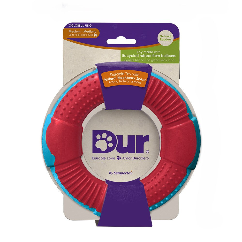 Medium Recycled Balloon Ring Dog Toy