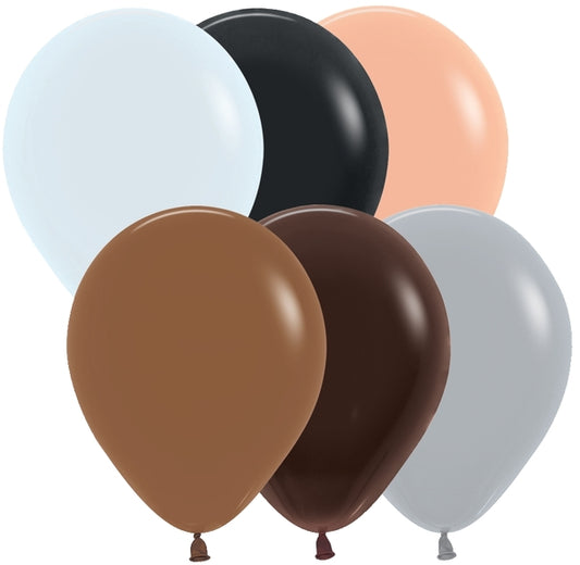 Sempertex Neutral Assortment Round 5" Latex Balloons
