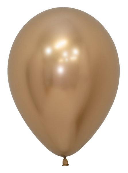Sempertex Reflex Gold Round 11" Latex Balloon