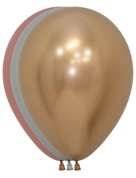 Sempertex Reflex Deluxe Assortment Round 11" Latex Balloons