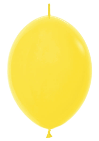 Sempertex Fashion Yellow Round 12" Latex Link-O-Loons