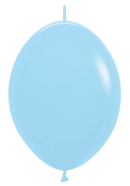 Sempertex Pastel Matte Blue Round 12" Latex Link-O-Loons