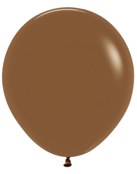 Sempertex Deluxe Coffee Round 18" Latex Balloon