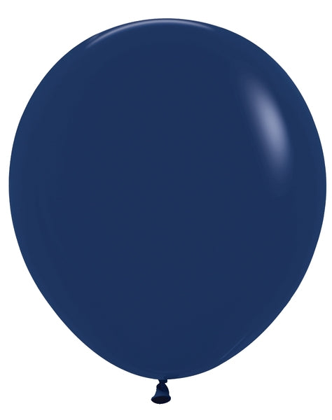 Sempertex Fashion Navy Round 18" Latex Balloon