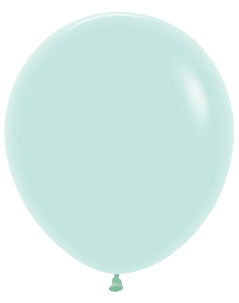 Sempertex Pastel Matte Green Round Latex Balloon