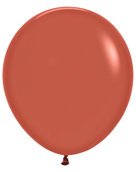 Sempertex Deluxe Terracotta Round 18" Latex Balloon