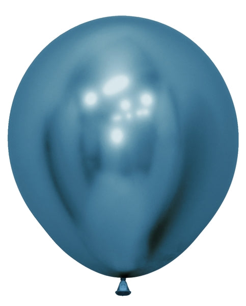 Sempertex Reflex Blue Round 18" Latex Balloon