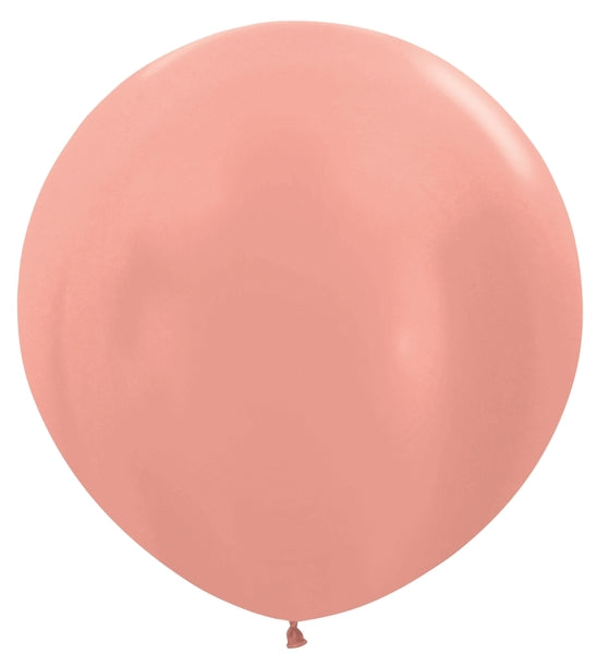 Sempertex Metallic Rose Gold Round 36" Latex Balloon