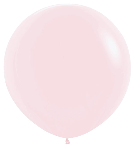 Sempertex Pastel Matte Pink Round 36" Latex Balloon