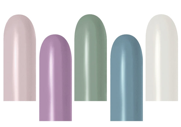Sempertex Pastel Dusk Assortment 260S Entertainer Latex Balloon