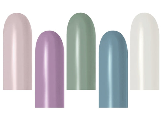 Sempertex Pastel Dusk Assortment 260S Entertainer Latex Balloon
