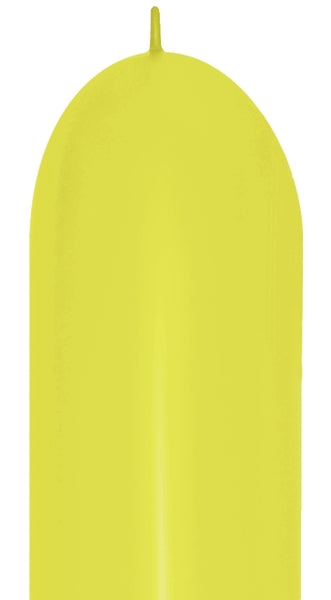 Sempertex Neon Yellow 660 Link-O-Loons Latex Balloon