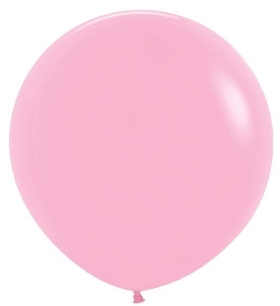 Sempertex Fashion Bubblegum Pink Round 24" Latex Balloon