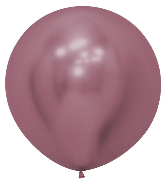 Sempertex Reflex Pink Round 24" Latex Balloon
