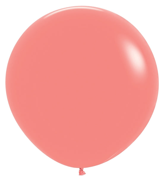 Sempertex Deluxe Tropical Coral Round 24" Latex Balloon