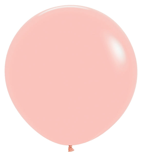 Sempertex Pastel Matte Melon Round 24" Latex Balloon
