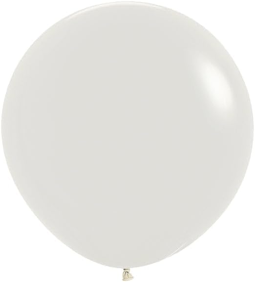 Sempertex Pastel Dusk Cream Round Latex Balloon 36'' | 2 balloons