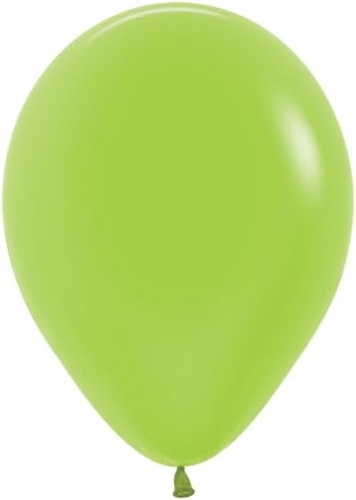 Sempertex Neon Green Round Latex Balloon 11'' | 25 balloons