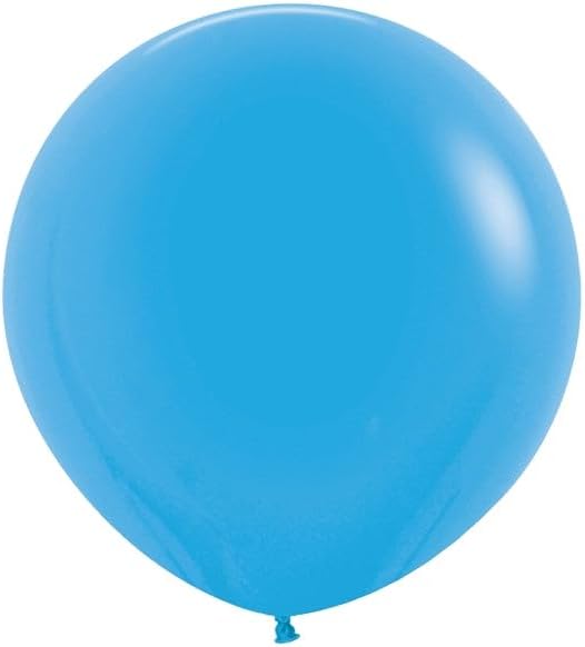Sempertex Fashion Blue Round Latex Balloon 36'' | 2 balloons