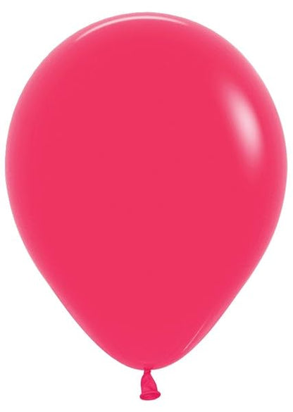 Deluxe Raspberry Round Latex Balloon