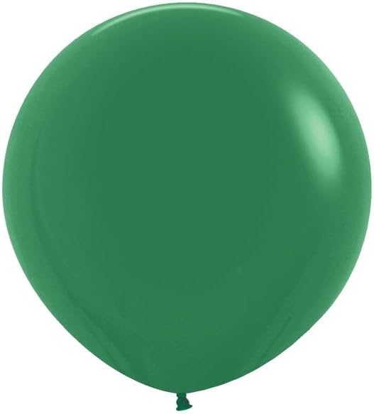 Sempertex Fashion Forest Green Round Latex Balloon 24'' | 3 balloons