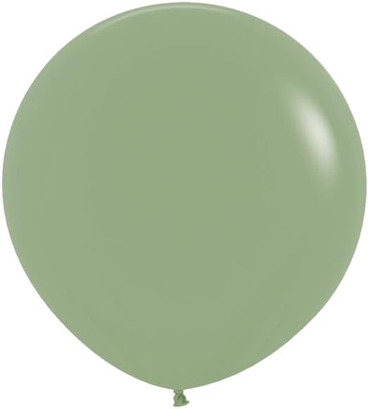 Sempertex Deluxe Eucalyptus Round Latex Balloon 36'' | 2 balloons