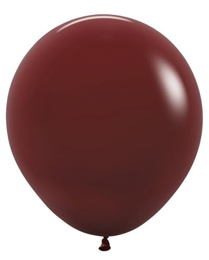 Deluxe Merlot Round Latex Balloon