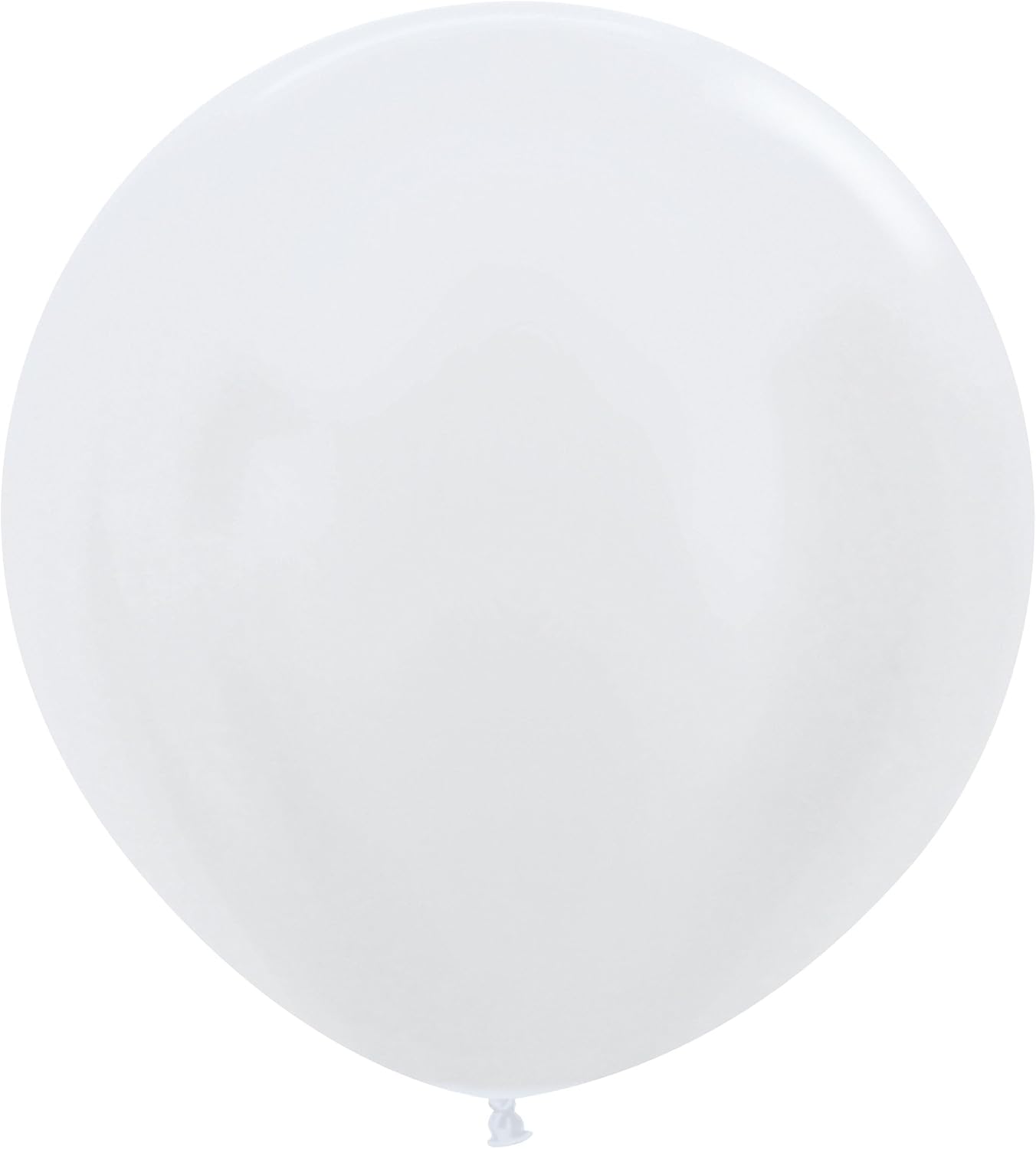Sempertex Pearl White Round Latex Balloon 36'' | 2 balloons