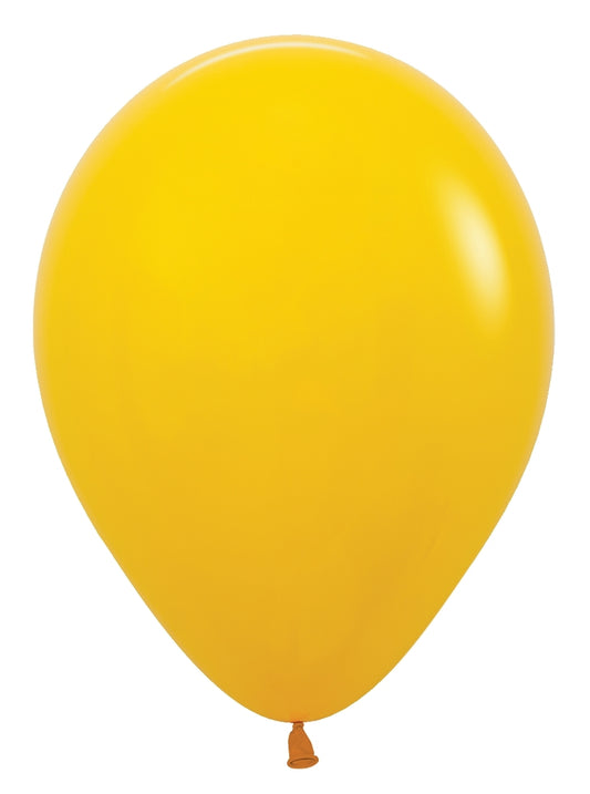 Deluxe Honey Yellow Round Latex Balloon
