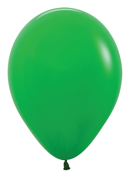 Deluxe Shamrock Green Round Latex Balloon