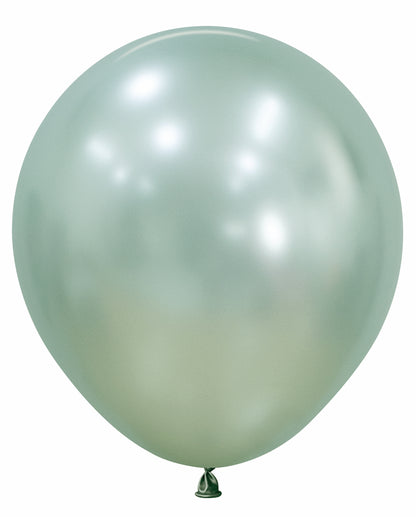 Sempertex Silk Cool Mint Round 18" Latex Balloon