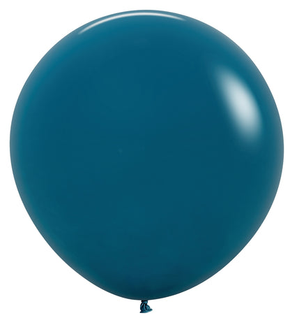 Deluxe Deep Teal Round Latex Balloon