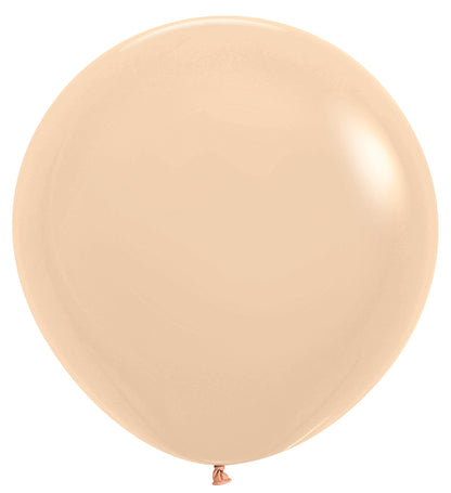 Pastel Matte Malibu Peach Round Latex Balloon