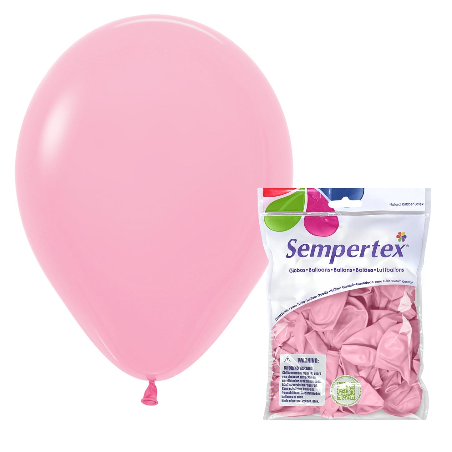 Sempertex Fashion Bubble Gum Pink Balloons - 11 Inch, 25 Pcs - Elegant Latex Balloons for Birthday Decorations, Wedding, Graduation, Baby Shower, Anniversary, Bridal Shower, Party Celebrations