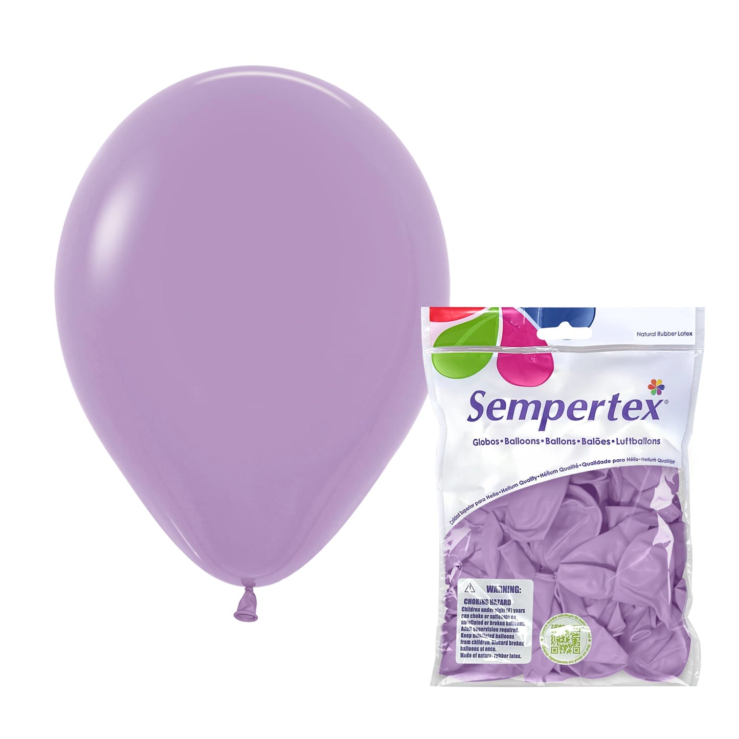 Deluxe Lilac Round Latex Balloon