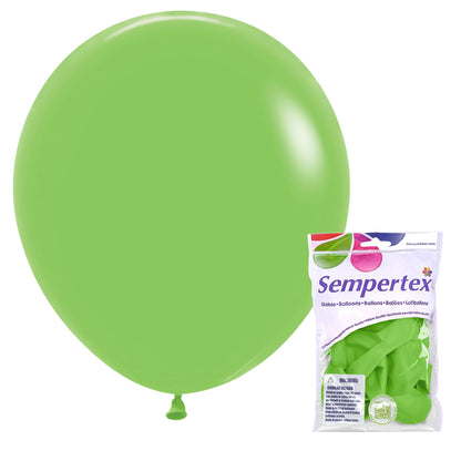 Deluxe Key Lime Round Latex Balloon