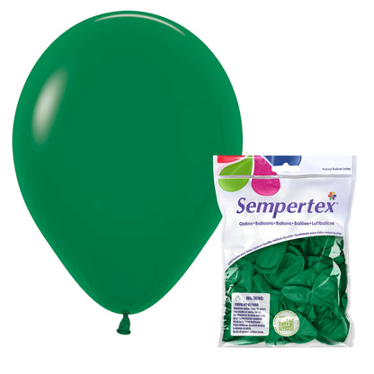 Fashion Forest Green Round Latex Balloon