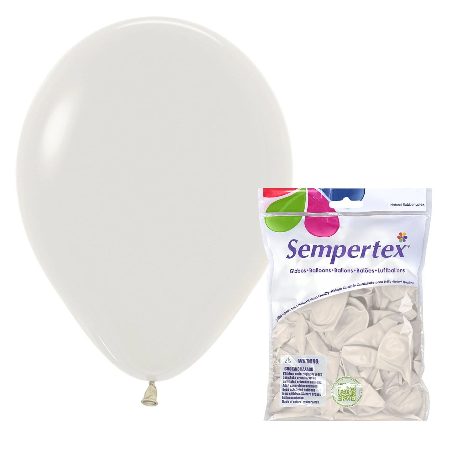 Sempertex Pastel Dusk Cream Balloons - 11 Inch, 25 Pcs - Elegant Latex Balloons for Birthday Decorations, Wedding, Graduation, Baby Shower, Anniversary, Bridal Shower, Party Celebrations