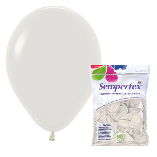 Sempertex Pastel Dusk Cream Balloons - 11 Inch, 25 Pcs - Elegant Latex Balloons for Birthday Decorations, Wedding, Graduation, Baby Shower, Anniversary, Bridal Shower, Party Celebrations