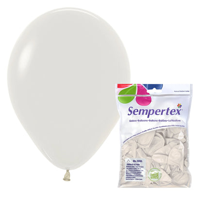 Pastel Dusk Cream Round Latex Balloon