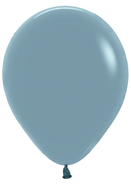 Sempertex Pastel Dusk Blue Round 11" Latex Balloon
