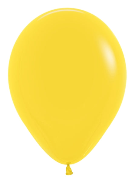 Sempertex Fashion Yellow Round 11" Latex Balloon