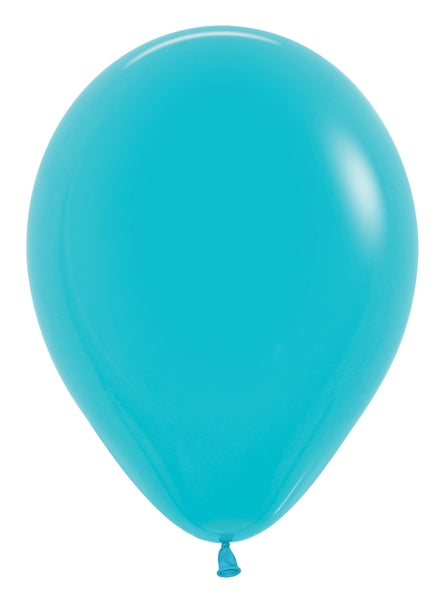 Sempertex Deluxe Turquoise Blue Round 11" Latex Balloon